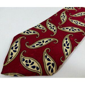 Jos A Bank Premier Collection Mens Silk Necktie Geometric Multicolor vintage